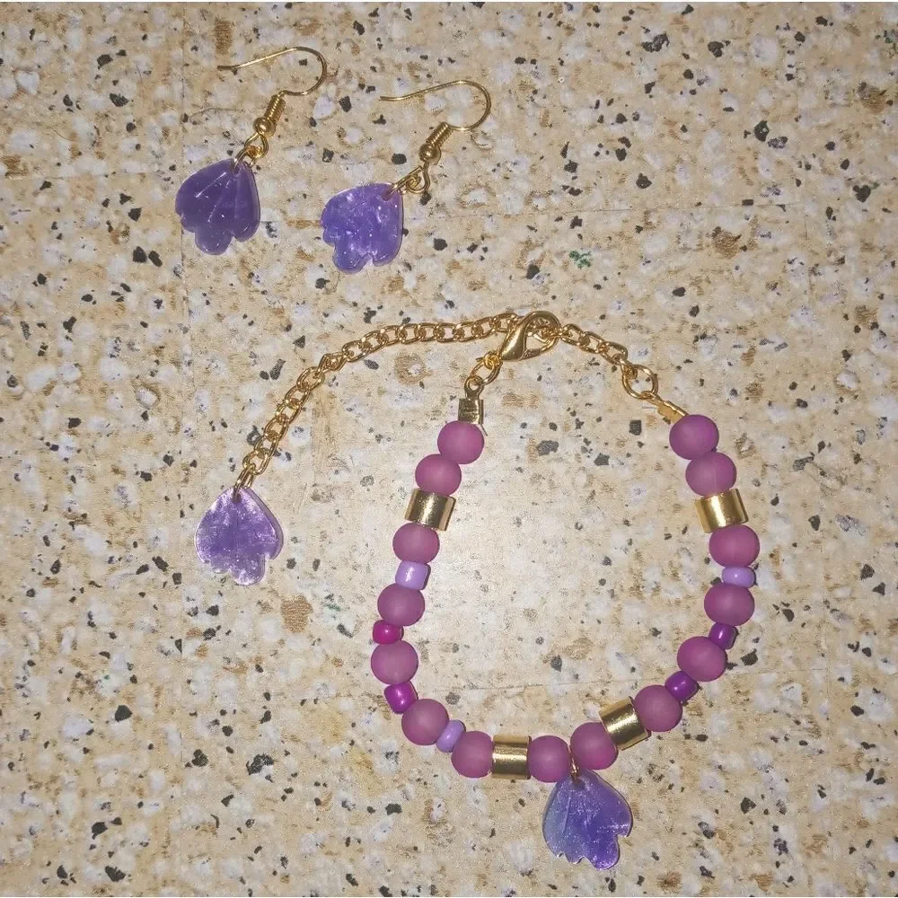 Shell jewelry set - Picture 1 of 6